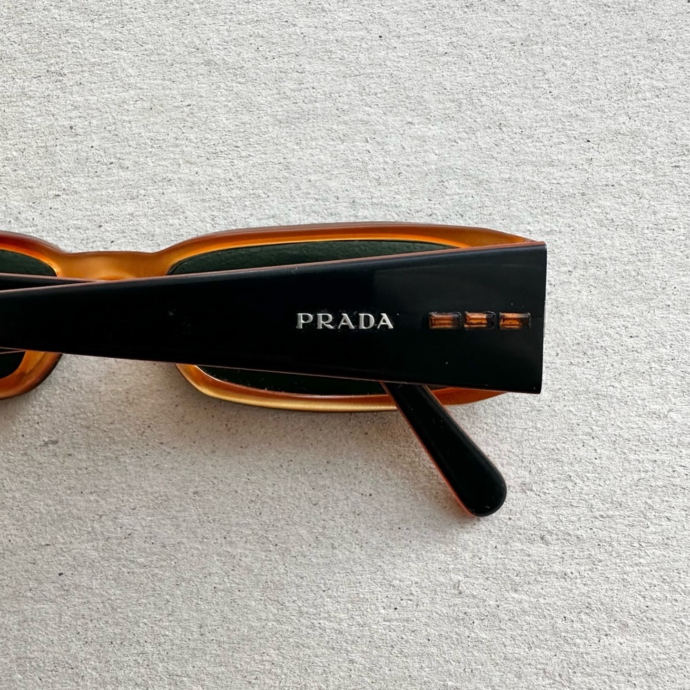 Prada Black and Orange Sunglasses